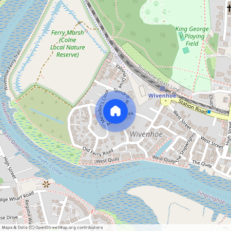 Admirals Walk, Wivenhoe, Colchester, Essex, CO7 9SZ