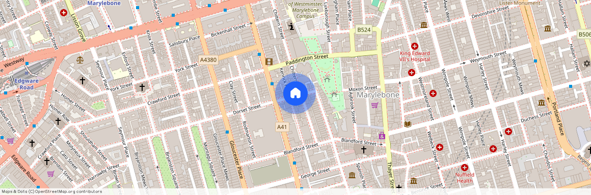 Chiltern Street, Marylebone, London, W1U