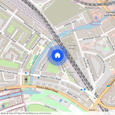 Gloucester Avenue, Primrose Hill, London, NW1 7BA