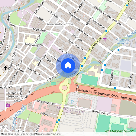 Ανθοκήπων 2-6, 564 29, Ευκαρπία (564 29), Άνω Ανθόκηποι (Ευκαρπία)