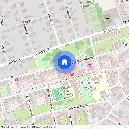 ul. Ignacego Paderewskiego, Obrońców Pokoju, Gliwice, śląskie