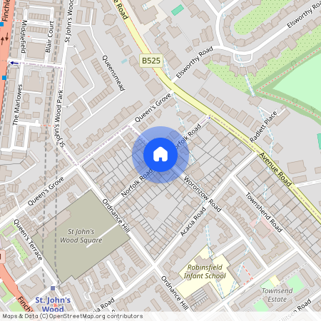 Norfolk Road, St John's Wood, NW8, London