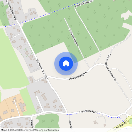 Lövkulleskogen, Gunnilse