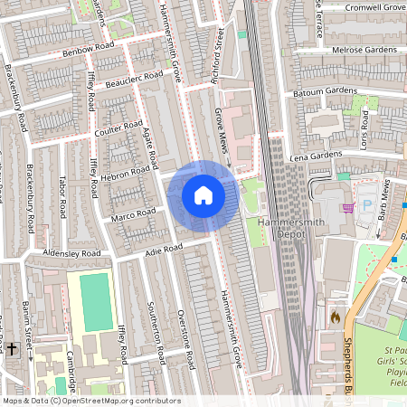 Hammersmith Grove, Hammersmith / Brackenbury Village, London