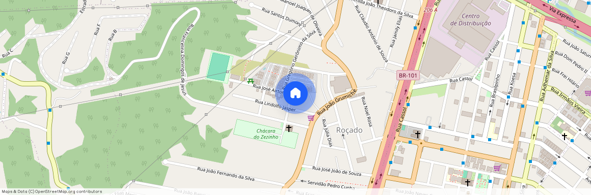 Rua José Airton De Castro, 135, Roçado - São José