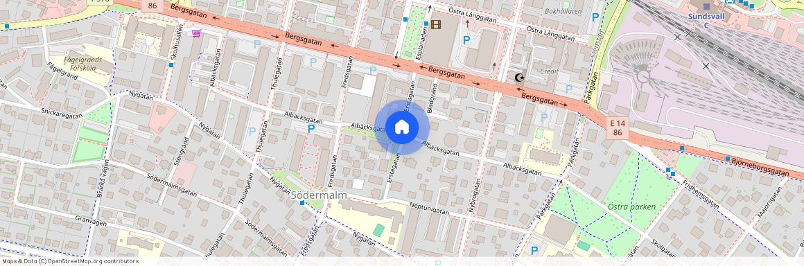 Erstagatan, Sundsvall