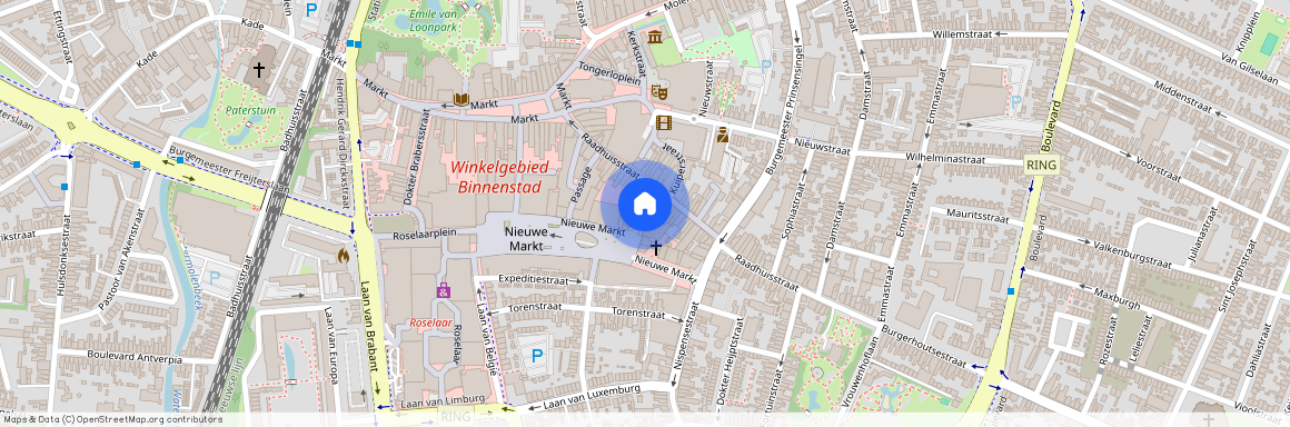 Centrum-Nieuw, 4701 AD, Nieuwe Markt, Roosendaal