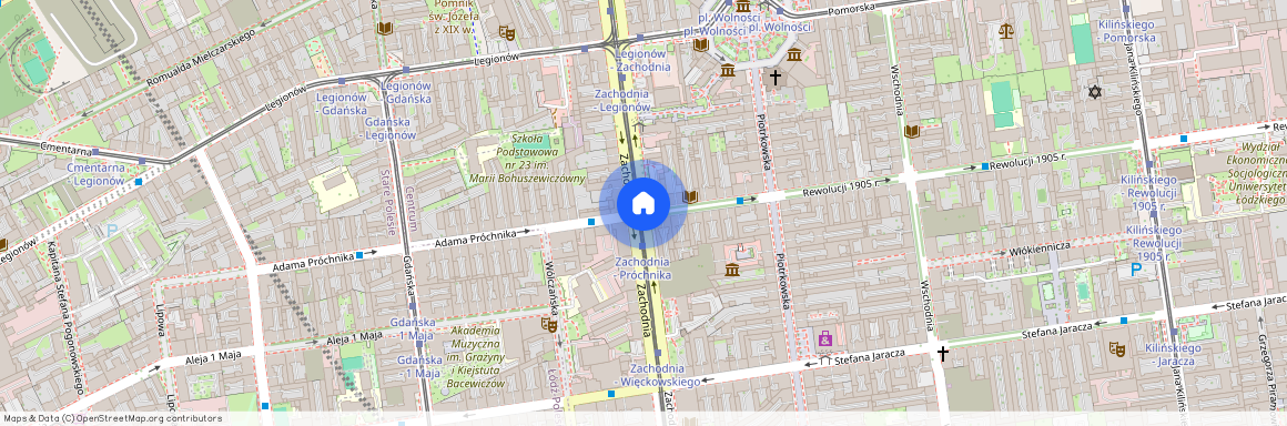 Łódź, Śródmieście, Zachodnia