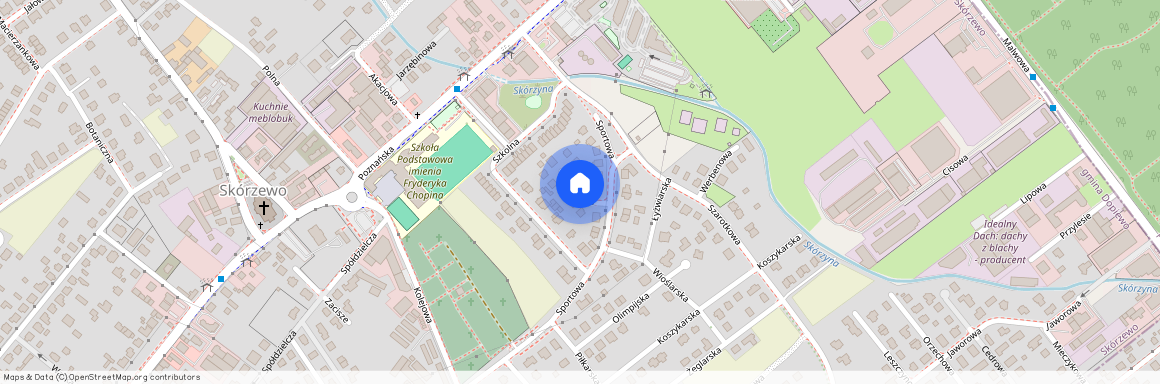 ul. Niecała, Skórzewo, Dopiewo, poznański, wielkopolskie