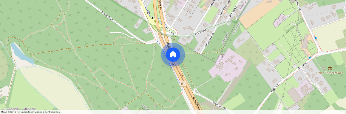 Legionowski, Jabłonna, Modlińska