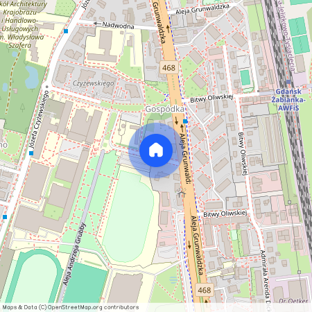 ul. Kazimierza Górskiego, Oliwa, Gdańsk, pomorskie