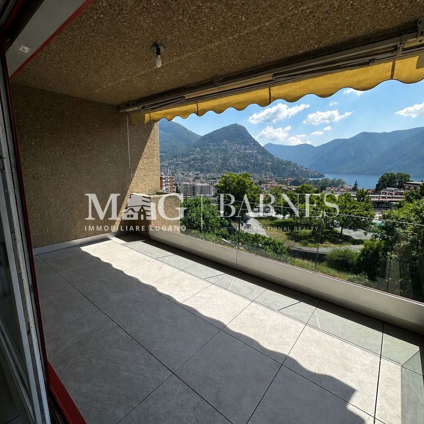Lugano: Zentrale 2.5-Zimmer-Wohnung mit Balkon und Garage - Photo 1