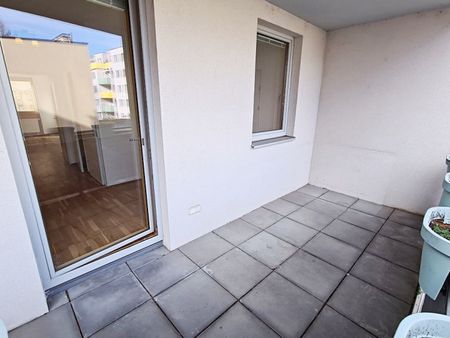MOSSBACHERGASSE, sonnige 63 m² Neubau mit 12 m² Loggia/Terrasse, Wohnküche, 1 Zimmer, Wannenbad, Parketten, 3. Liftstock - Foto 5