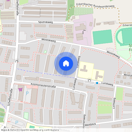 4. Etage, Wostokweg 66, Eckersbach E1-E4, Zwickau