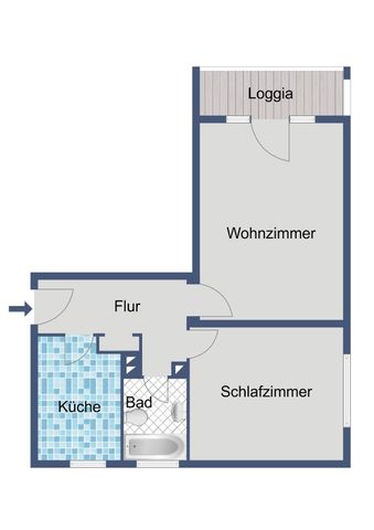 Gemütliche 2-Zimmer-Wohnung sucht Nachmieter! - Foto 4