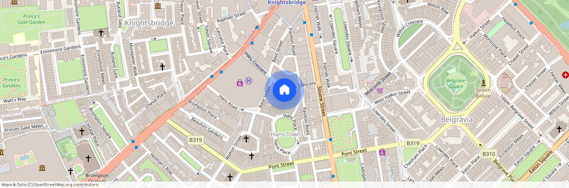 Hans Crescent, SW1X, London