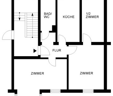 Schöne 3-Zimmer-Wohnung Erdgeschosswohnung in beliebter Innenstadtl... - Foto 5