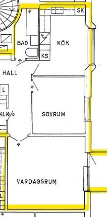 2 rok Södra Rådmansgatan 6 Objekt 1950031 - Photo 2