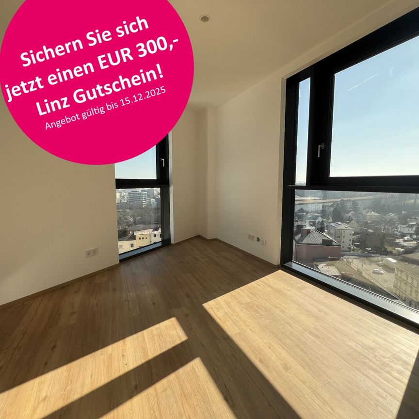 **Jetzt 300 EUR Linz Gutschein sichern!** 4-Zimmer-Erstbezugswohnung mit Einbauküche - Photo 1