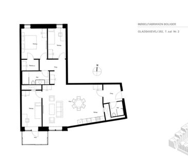 Rummelig og lys 4-værelses lejlighed med altan i et moderne byggeri... - Photo 5