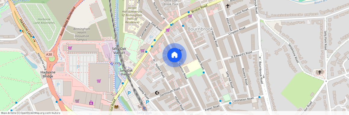 Tiverton Road, Selly Oak, Birmingham B29