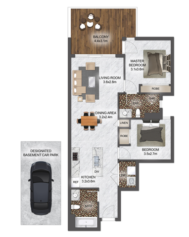 308/65 Depper Street, St Lucia QLD 4067 - Apartment For Rent | Domain - Photo 4