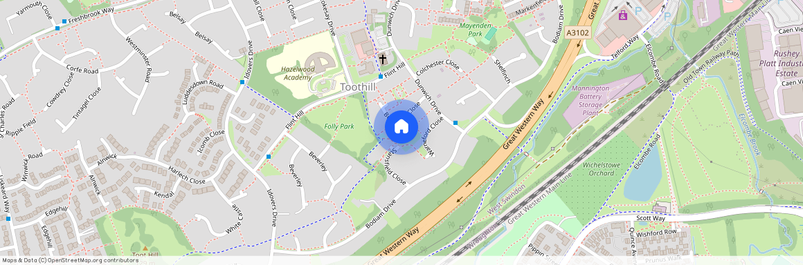 3 Bedroom house to rent, Toothill, West Swindon