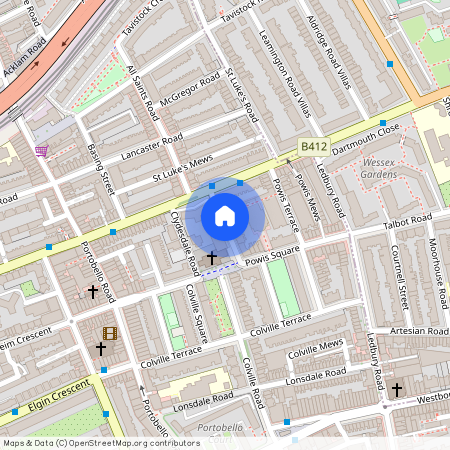 Powis Gardens, London, W11.