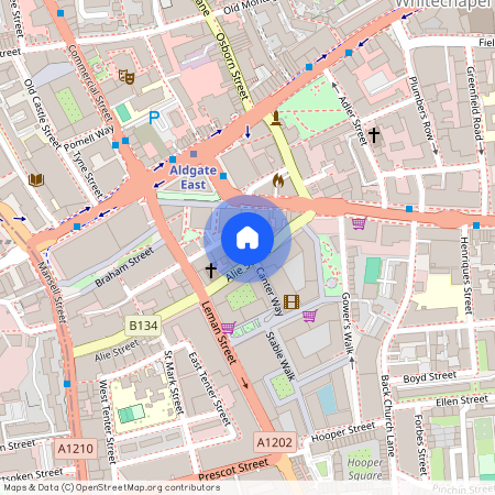 Alie Street, Aldgate, London, E1