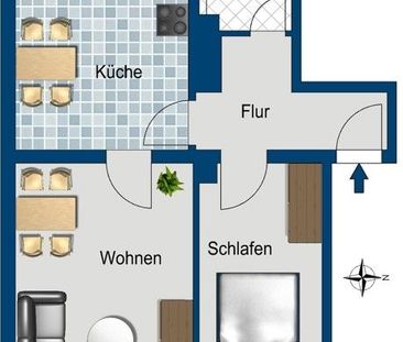 Hier wird für Sie saniert! 3-Zimmer-Wohnung - Photo 4