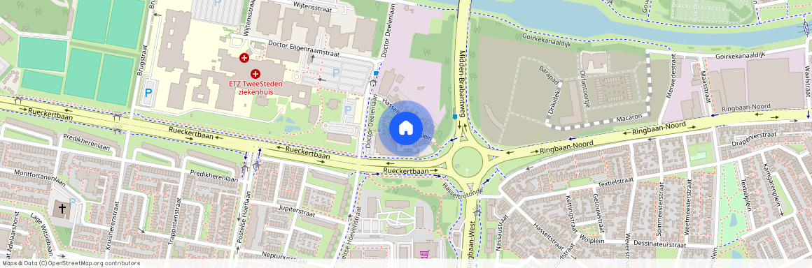 Tweestedenziekenhuis, 5042 AB, Hasseltplein, Tilburg