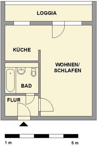 1-Raum-Wohnung - Photo 5