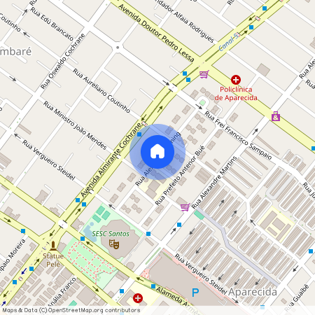 Rua Alexandre Fleming, Aparecida - Santos