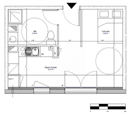 Location Appartement 1 pièce 27m² NANTES 44300 - Photo 5