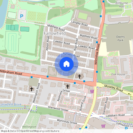 5 double bedrooms with a spare room Landcross Road M14