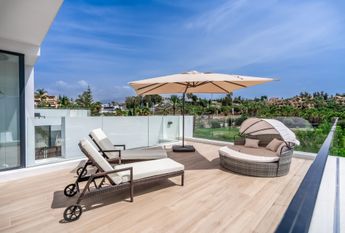 Luxurious Frontline Golf Villa with Unmatched Amenities and Stunning Views in El Campanario