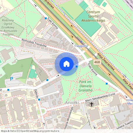 ul. Mariana Smoluchowskiego, Aniołki, Gdańsk, pomorskie