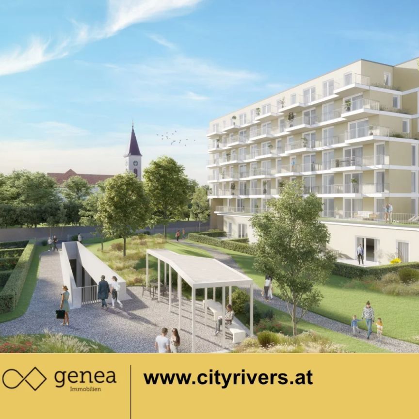 CITY RIVERS | Penthouse Flair mit großer Terrasse | Neubau - Photo 1