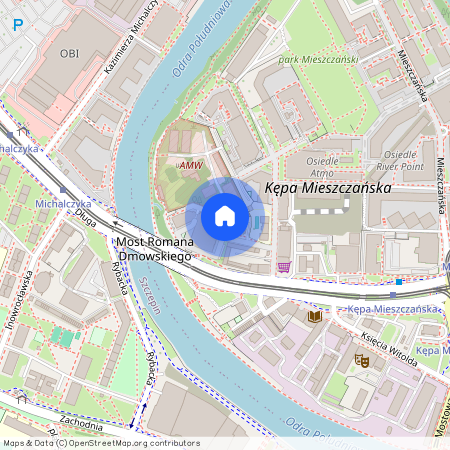 ul. Romana Dmowskiego, Nadodrze, Śródmieście, Wrocław, dolnośląskie