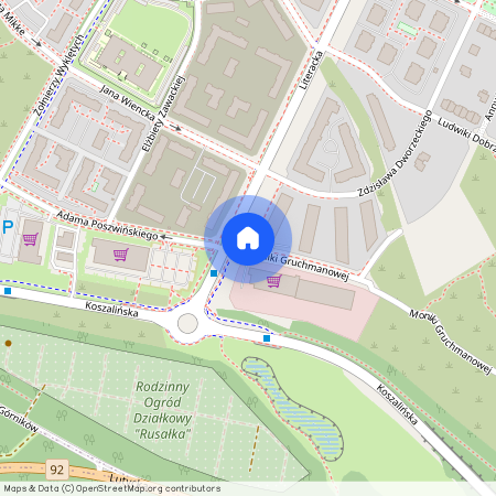 ul. Żołnierzy Wyklętych, Strzeszyn, Jeżyce, Poznań, wielkopolskie