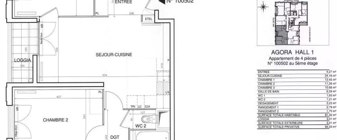 location Appartement T4 DE 80.7m² À BOBIGNY - Photo 1