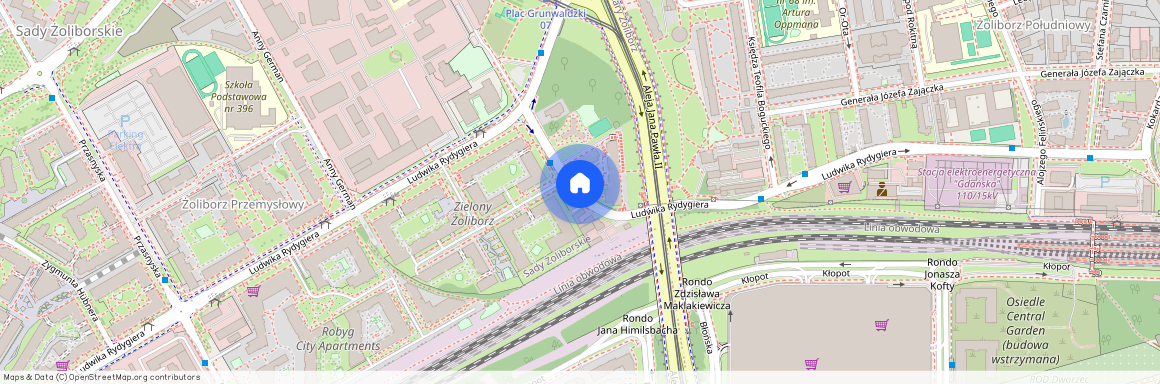 ul. Ludwika Rydygiera, Sady Żoliborskie, Żoliborz, Warszawa, mazowieckie