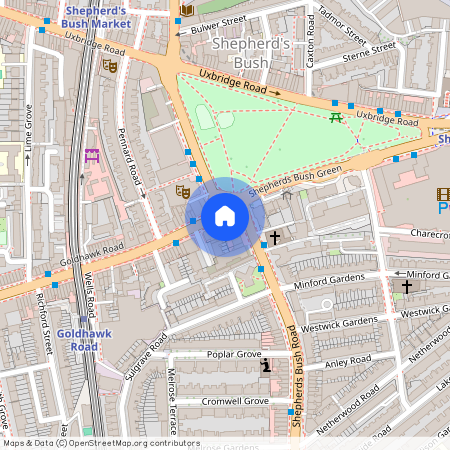 Goldhawk Road, Shepards Bush W12