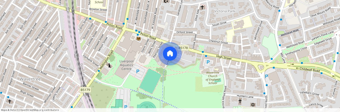 Grange Terrace, Liverpool, Merseyside, L15