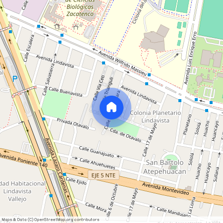 SANTA BARBARA, Colonia Planetario Lindavista, C.P. 07739, Df / Cdmx