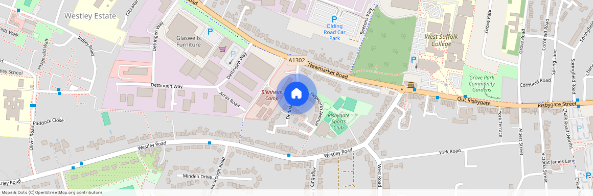 Denham Close, Bury St. Edmunds, Suffolk, IP33
