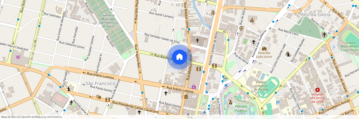 Rua Barao de Antonina, 330 - 80530-050 - São Francisco - Curitiba