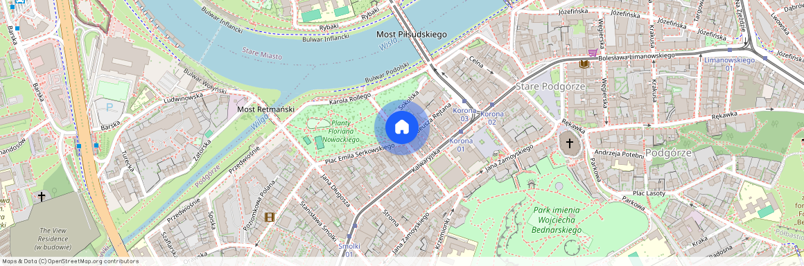 ul. Tadeusza Rejtana, Stare Podgórze, Podgórze, Kraków, małopolskie