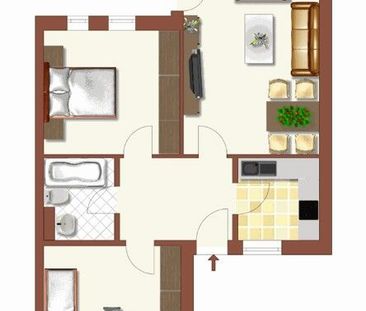 Hier lässt es sich aushalten: 3-Zimmer-Wohnung - Foto 1