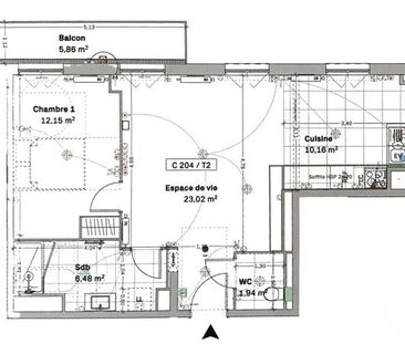 Appartement F2 à louer - Photo 2